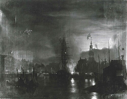 Koninginnefeest in de avond, 1833, Petrus Kiers