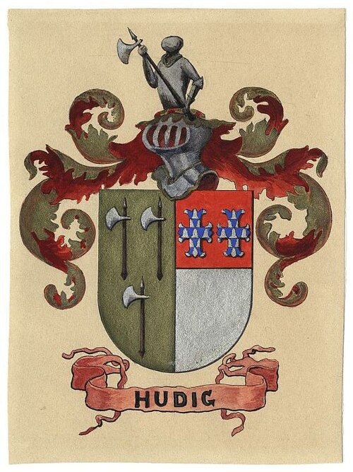 Wapen van het geslacht Hudig, , Jan Wilhelmus de Bruyn
