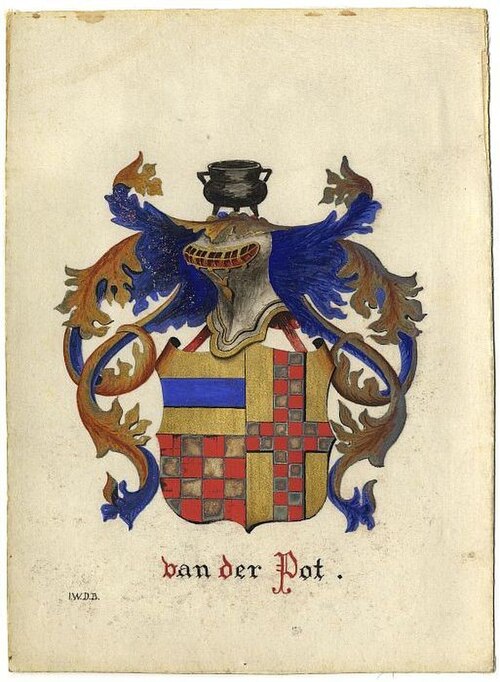 Wapen van het geslacht Van der Pot, , Jan Wilhelmus de Bruyn