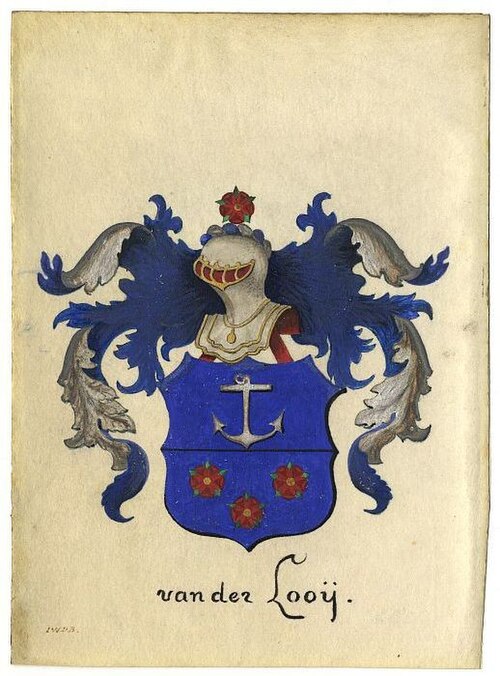 Wapen van het geslacht Van der Looij, , Jan Wilhelmus de Bruyn