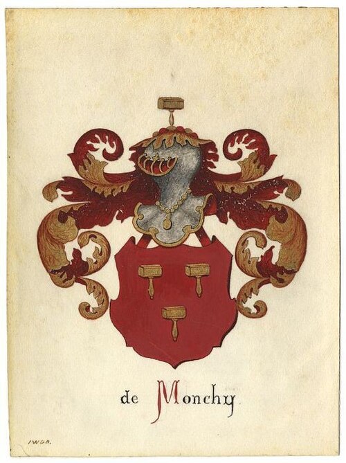 Wapen van het geslacht de Monchy, , Jan Wilhelmus de Bruyn
