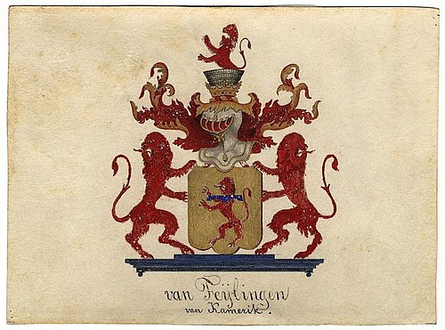 Wapen van het geslacht Van Teijlingen van Kamerik, , Jan Wilhelmus de Bruyn
