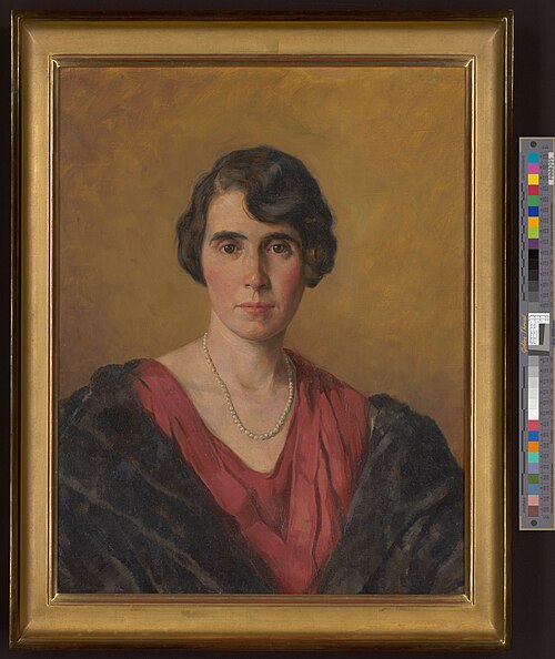 Porträt von Clara Fehlmann-Richard, 1928, Hans Bertle
