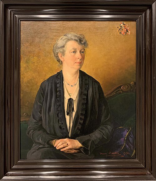 Jenny Maria Therèse Louise Verschoor van Nisse-Eckstein (1885-1953), moeder van Johanna Bonebakker-V, 1931, Hans Bertle
