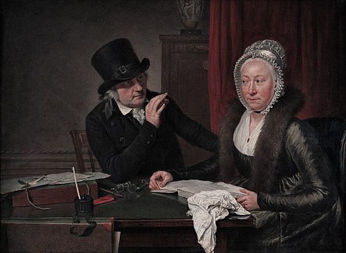 Wybrand Hendriks and wife Agatha Ketel, 1800, Wybrand Hendriks