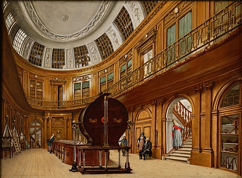La Salle ovale du musée Teyler, 1810, Wybrand Hendriks