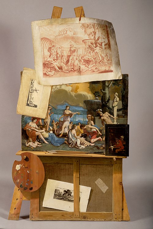 Le Chevalet du peintre, 1686, Antoine Fort-Bras