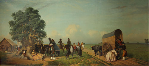 Une halte à la campagne, 1861, Prilidiano Pueyrredón
