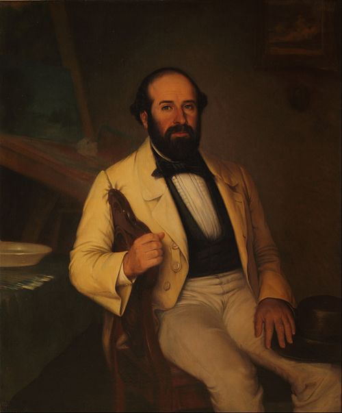 Retrato de Santiago Calzadilla, 1859, Prilidiano Pueyrredón