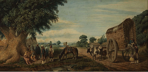 Un domingo en los suburbios de San Isidro, 1864, Prilidiano Pueyrredón