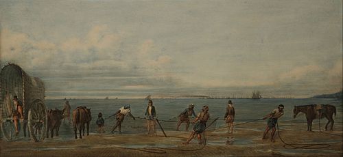 Sacada de la red, Bs.As., 1858, Prilidiano Pueyrredón