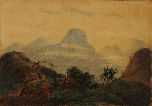 Paisaje (Recuerdo del Brasil), 1850, Prilidiano Pueyrredón