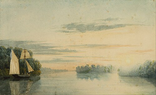 Paisaje (Tres Bocas Tigre), 1850, Prilidiano Pueyrredón
