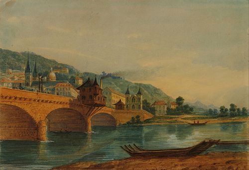 Paisaje (Suiza), 1850, Prilidiano Pueyrredón