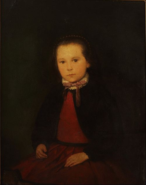 Retrato de la niña M.L.C., 1867, Prilidiano Pueyrredón