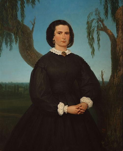 Retrato de Doña Josefa Sáenz Valiente, 1866, Prilidiano Pueyrredón