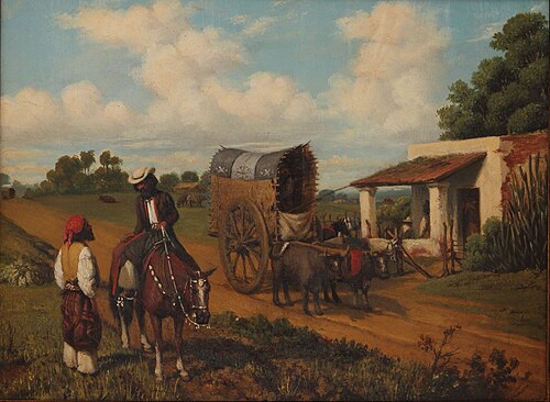 Un alto en la pulpería, 1860, Prilidiano Pueyrredón