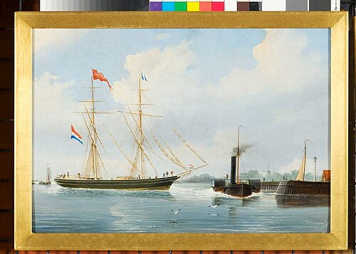 De brik 'Marie Cornelie', 1875, Jacob Vermaas