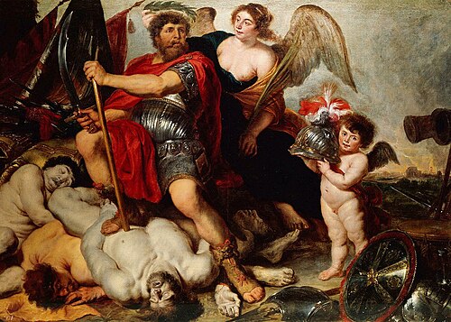 Coronation of the Hero by Victoria, 1628, Cornelis de Vos