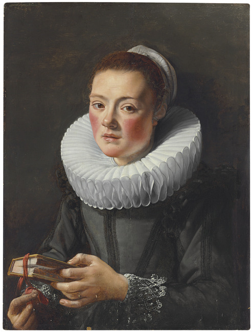 Portrait of a woman with a book, 1610, Cornelis de Vos