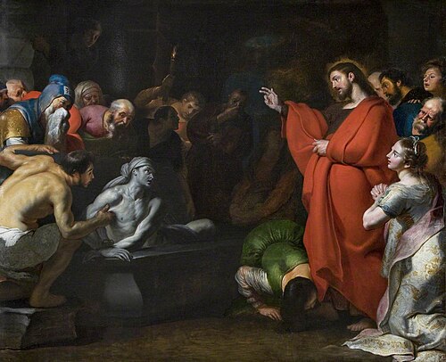 The Raising of Lazarus, , Cornelis de Vos