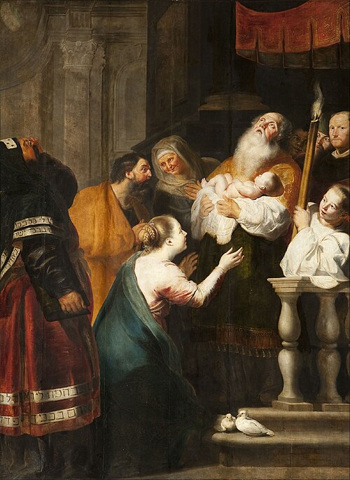 Mysteries of the Rosary, Presentation of Jesus at the temple, 1620, Cornelis de Vos