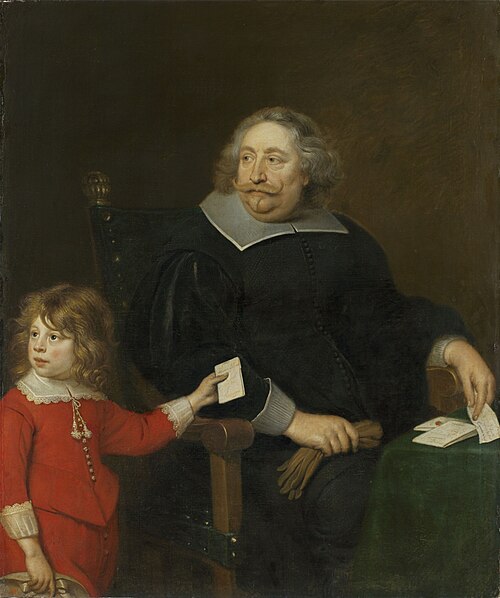 Portrait of Salomon Cock and his son, 1640, Cornelis de Vos