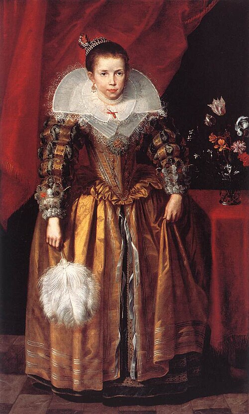 Portrait d'une jeune fille, 1650, Cornelis de Vos