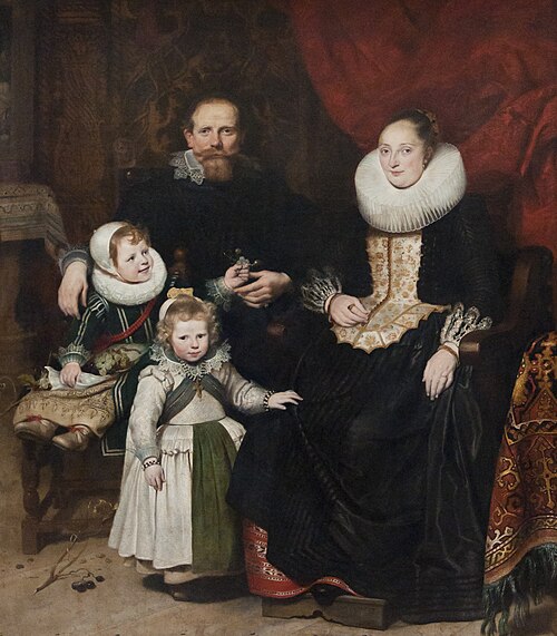 Self-portrait with family, 1621, Cornelis de Vos