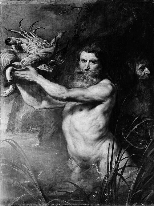 Two Tritons at the Feast of Acheloüs, 1700, Cornelis de Vos