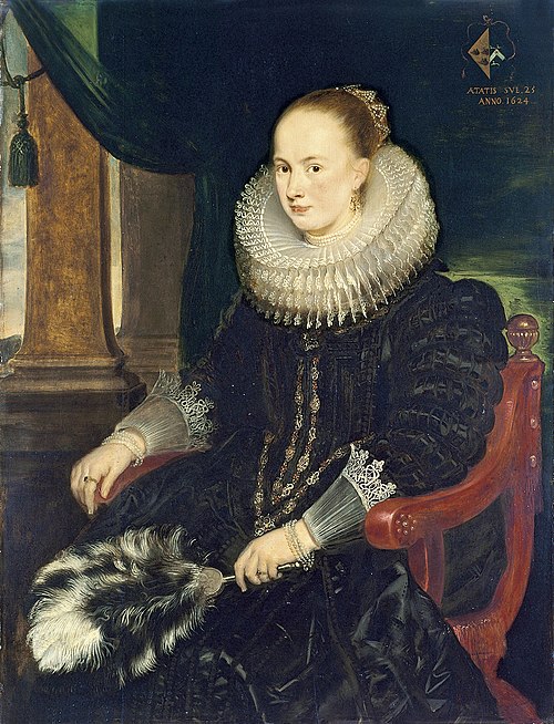 Portrait of Antonia Canis, 1624, Cornelis de Vos