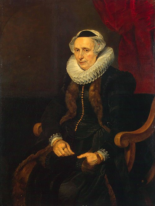 Portrait of an Old Lady Sitting in an Arm-Chair, 1630, Cornelis de Vos