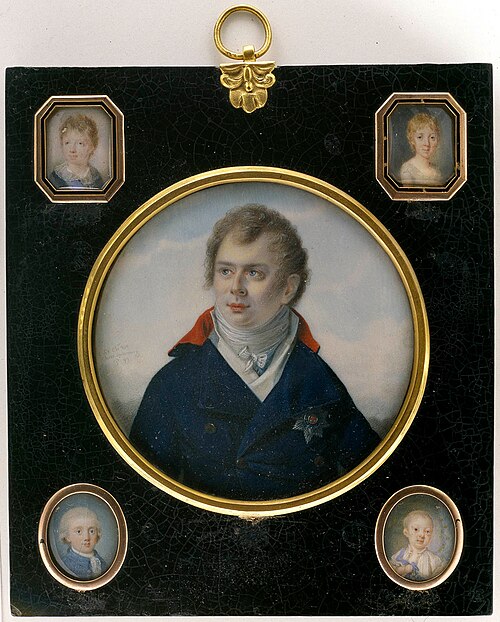 Kronprins Gustaf IV Adolf som åtta månader gammal, 1779, Leonhard Örnbeck