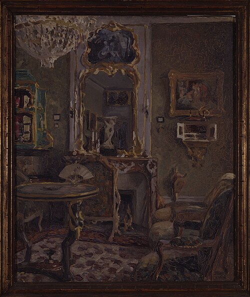 Intérieur de salon, , Louis Desbois