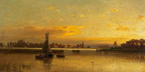 ambiance du soir, , Hermann Eschke