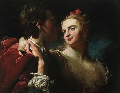 An Amorous Couple, 1750, Pierre Goudreaux