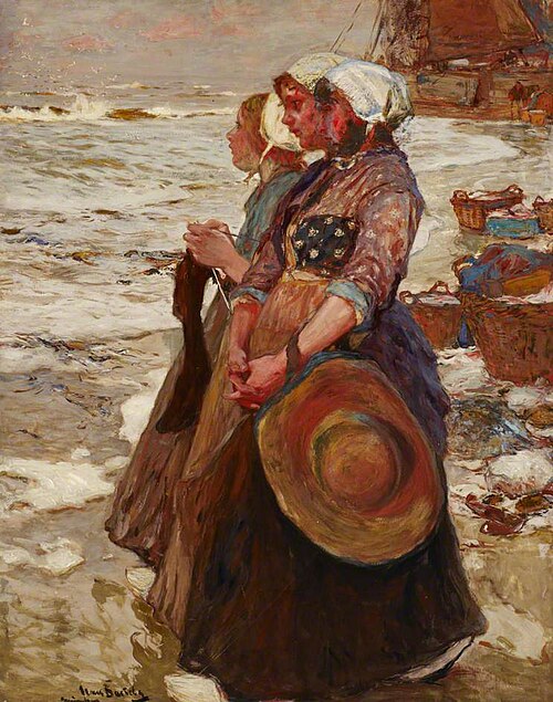 Three Dutch Fishergirls, , Hans von Bartels