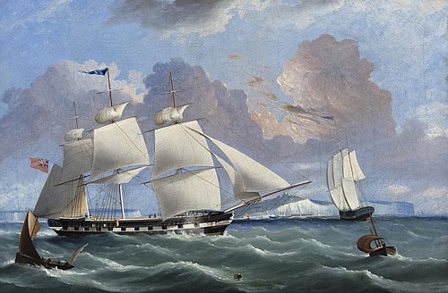 White Cliffs, 1851, John Tudgay