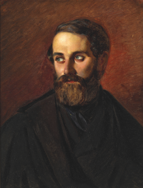 The artist's self-portrait, , Anders Christian Lunde