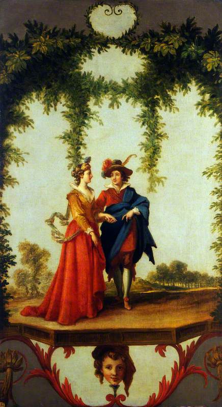 A Lady and a Gentleman, 1742, Andien de Clermont