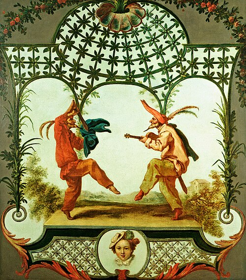 Franca Trippa and Fritellino, 1742, Andien de Clermont