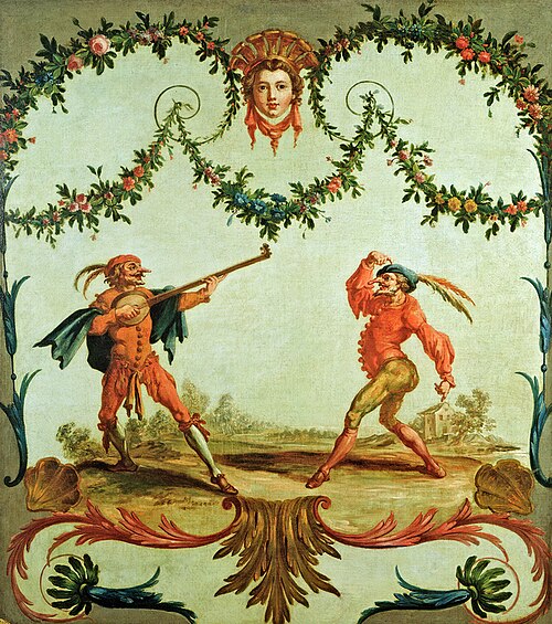 Razullo and Cucurucu, 1742, Andien de Clermont