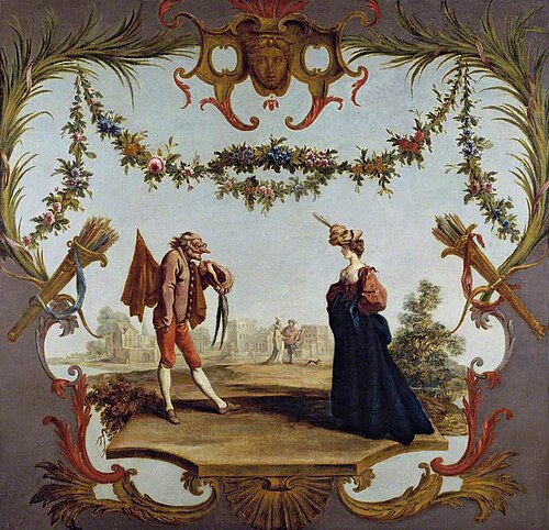 Capitano Cerimonia and Signora Lavinia, 1742, Andien de Clermont