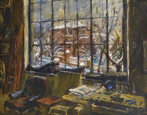 Window of studio, 1940, Andor Basch