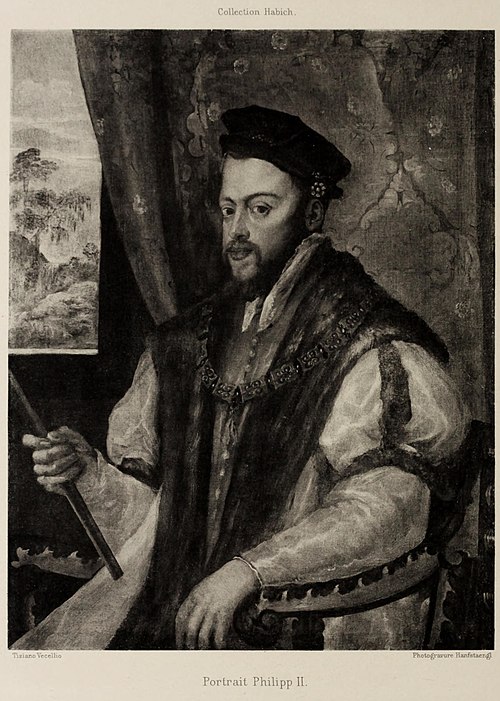 Portrait of King Philip II of Spain, 1551, Titien