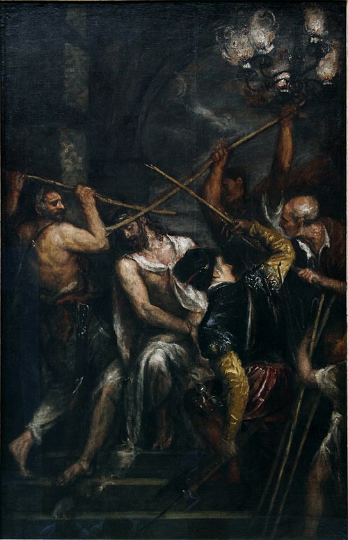 Le Couronnement d'épines, 1570, Titien