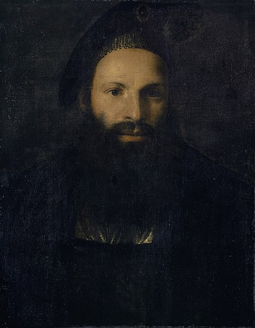 Portrait de Pietro Aretino, 1527, Titien