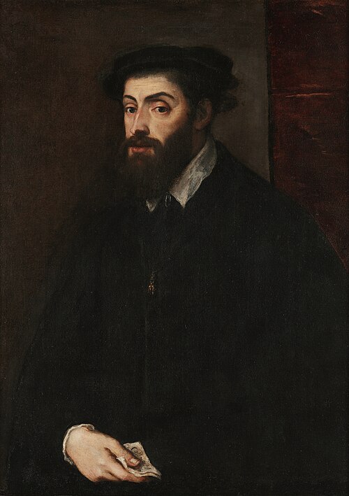 Portrait of Charles V, 1549, Titien