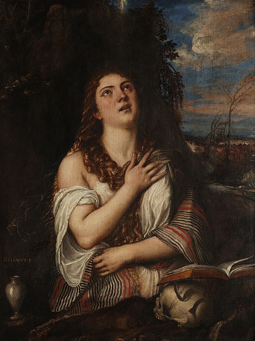 Madeleine pénitente, 1550, Titien