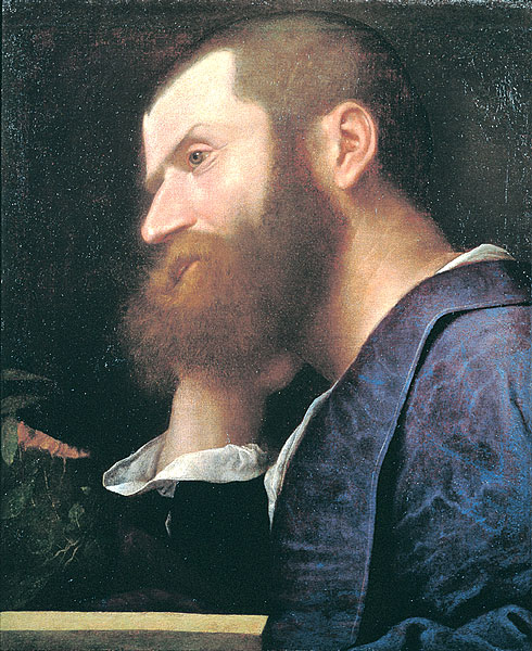 Portrait of Pietro Aretino, 1511, Titien